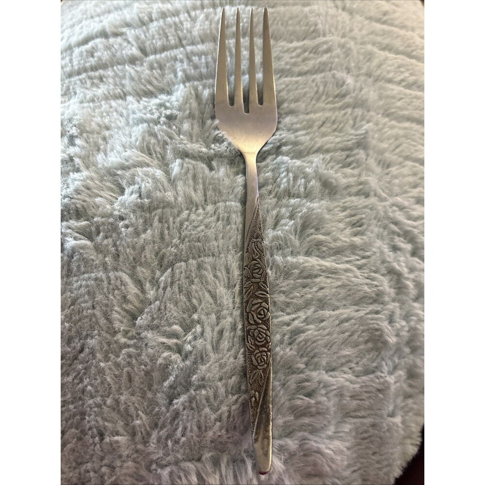 ROSEVINE SALAD or DESSERT FORK by NASCO STAINLESS JAPAN